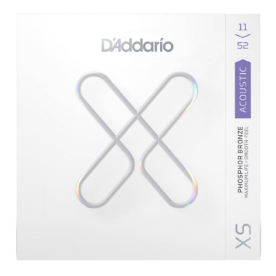 D'ADDARIO XSABR1152 XS 80/20 BRONZE CUSTOM LIGHT (11-52) струни для акустичної гітари