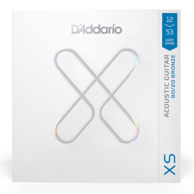 D'ADDARIO XSABR1253 XS 80/20 BRONZE LIGHT (12-53) струни для акустичної гітари