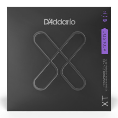 D'ADDARIO XTAPB1152 XT PHOSPHOR BRONZE CUSTOM LIGHT (11-52) струни для акустичної гітари