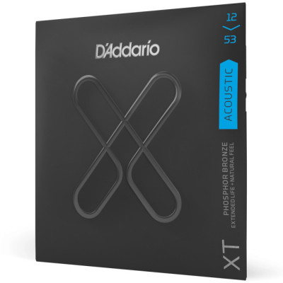 D'ADDARIO XTAPB1253 XT PHOSPHOR BRONZE LIGHT (12-53) струни для акустичної гітари