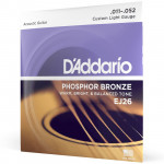 D'ADDARIO EJ26 PHOSPHOR BRONZE CUSTOM LIGHT (11-52) струни для акустичної гітари