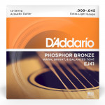D'ADDARIO EJ41 PHOSPHOR BRONZE (09-45) струни для акустичної гітари