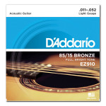 D'ADDARIO EZ910 85/15 BRONZE LIGHT (11-52) струни для акустичної гітари