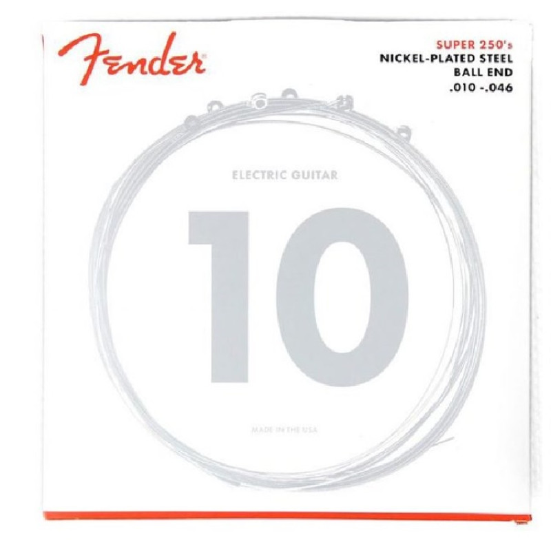 FENDER 250R Super Nickel-plated Steel Regular (10-46)