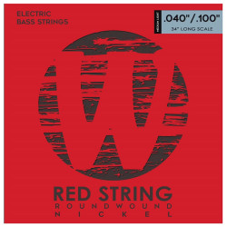 WARWICK 46210 RED Nickel Plated Medium Light 4-String (40-100) WARWICK 46210 RED Nickel Plated Medium Light 4-String (40-100)