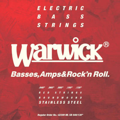 WARWICK 42300 RED LABEL (40-130) струны для бас-гитары