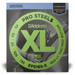 D'ADDARIO EPS165-5 XL PROSTEELS (45-135)