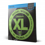 D'ADDARIO EXL165-5 XL NICKEL WOUND (45-135) струни для бас-гітари