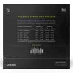 D'ADDARIO NYXL45125 LIGHT TOP/MEDIUM BOTTOM 5-STRING (45-125) струни для бас-гітари