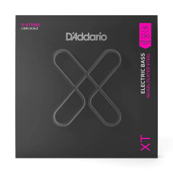 D'Addario XTB45130 XT BASS NICKEL PLATED STEEL REGULAR LIGHT 5-STRING (45-130)