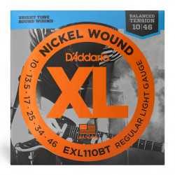 D'ADDARIO EXL110BT XL NICKEL WOUND BALANCED TENSION REGULAR LIGHT (10-46)