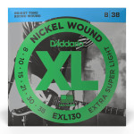 D'Addario EXL130 XL NICKEL WOUND EXTRA SUPER LIGHT (08-38) струни для електрогітари