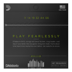D'ADDARIO NYXL1156 MEDIUM TOP / EXTRA HEAVY BOTTOM (11-56) струни для електрогітари