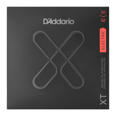 D'ADDARIO XTE1052 XT ELECTRIC NICKEL PLATED STEEL LIGHT TOP / HEAVY BOTTOM (10-52) струни для електрогітари