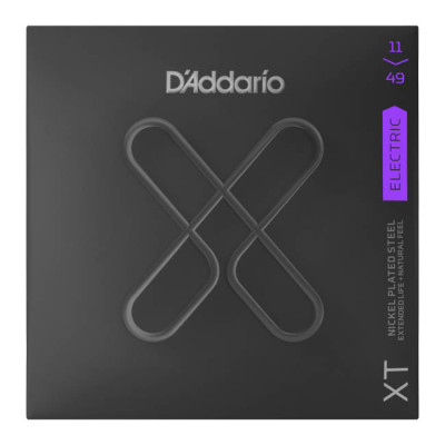 D'ADDARIO XTE1149 XT ELECTRIC NICKEL PLATED STEEL MEDIUM (11-49) струни для електрогітари