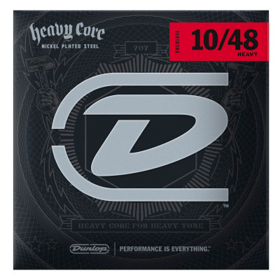 DUNLOP DHCN1048 HEAVY CORE ELECTRIC GUITAR STRINGS (10-48) струни для електрогітари