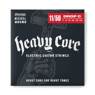 DUNLOP DHCN1150 HEAVY CORE ELECTRIC GUITAR STRINGS (11-50) струни для електрогітари