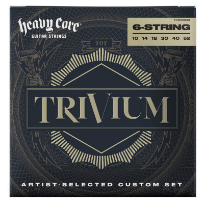 DUNLOP TVMN1052 TRIVIUM STRING LAB SERIES GUITAR STRINGS 10-52 струни для електрогітари