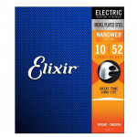ELIXIR EL NW LH ANTI-RUST NANOWEB LIGHT-HEAVY (010-052) 12077 струни для електрогітари