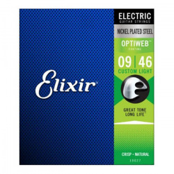 ELIXIR EL OW СL NICKEL OPTIWEB CUSTOM LIGHT (009-046) 19027