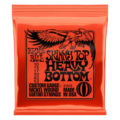 ERNIE BALL P02215 SUPER SLINKY NICKEL WOUND (10-52) струни для електрогітари