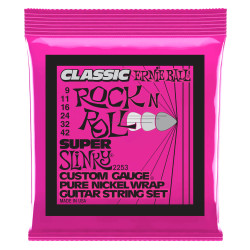ERNIE BALL P02253 SUPER SLINKY CLASSIC ROCK N ROLL NICKEL WRAP (09-42) ERNIE BALL P02253 SUPER SLINKY CLASSIC ROCK N ROLL NICKEL WRAP (09-42)