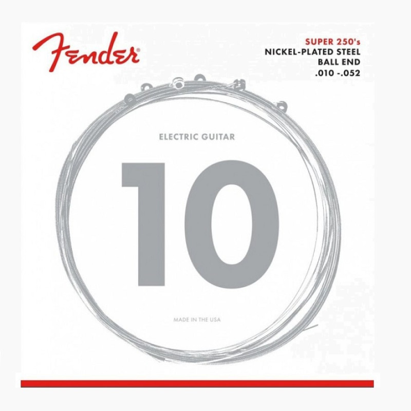 FENDER 250RH Nickel-Plated Steel 10-52 Regular/Heavy (10-52)