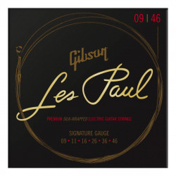 GIBSON SEG-LES LES PAUL PREMIUM ELECTRIC GUITAR STRINGS SIGNATURE (9-46)