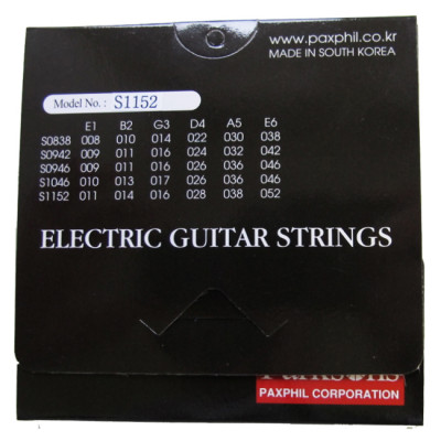 PARKSONS S1152 (11-52) струни для електрогітари