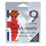 ROTOSOUND BS9 BRITISH STEELS SUPER LIGHT (09-42) струни для електрогітари