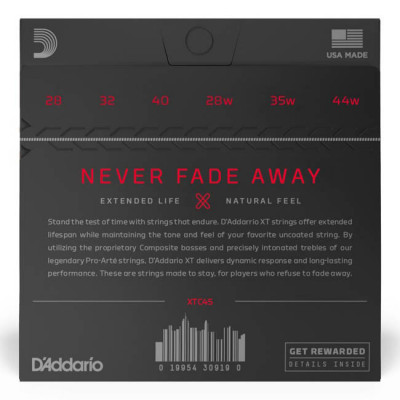 D'ADDARIO XTC45 XT CLASSICAL NORMAL TENSION струни для класичної гітари