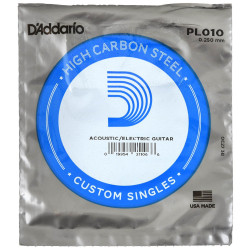 D'Addario PL010 Plain Steel 