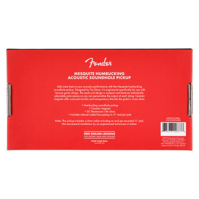 FENDER MESQUITE HUMBUCKING ACOUSTIC SOUNDHOLE PICKUP звукосниматель для акустической гитары