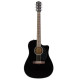 FENDER CD-60SCE BLACK WN