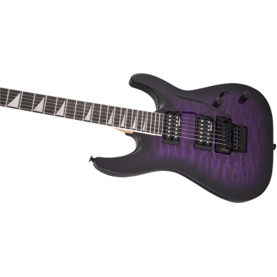 JACKSON JS32Q DKA DINKY ARCH TOP TRANSPARENT PURPLE BURST электрогитара