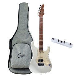 MOOER GTRS STANDART S801 WHITE + MOOER GWF4 WHITE 