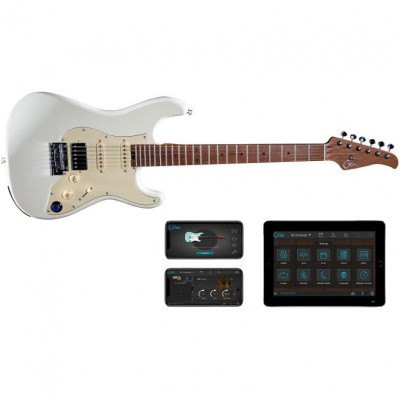 MOOER GTRS STANDART S801 WHITE моделююча елктрогітара + ПОДАРУНОК БЕЗДРОТОВИЙ ФУТКОНТРОЛЕР MOOER GWF4 WHITE !!!