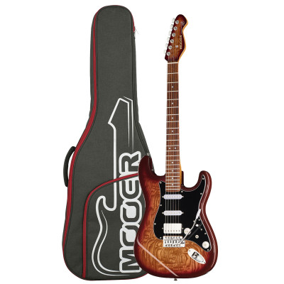 MOOER MSC20 Pro Amber Brown электрогитара