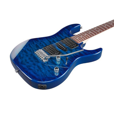 IBANEZ GRX70QA TRANSPARENT BLUE BERST (TBB) электрогитара
