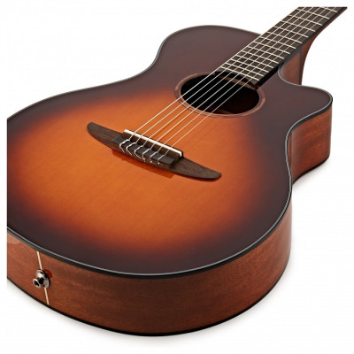 YAMAHA NTX1 Brown Sunburst классическая гитара со звукоснимателем