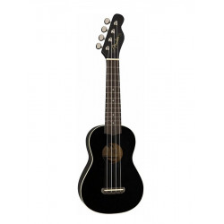 FENDER UKULELE VENICE SOPRANO BLACK WN