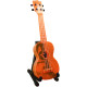 KALA WATERMAN FLUORESCENT ORANGE SOPRANO UKULELE 
