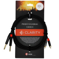 Clarity 2xJACK-2xRCA-B/3m
