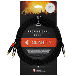 Clarity miniJACK-2xRCA-B/5m