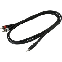ROCKCABLE RCL20902 D4 PATCH CABLE-2 X RCA TO TRS MINIJACK (1.5 м)