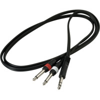 ROCKCABLE RCL20922 D4 PATCH CABLE-TRS JACK TO 2 X TS JACK (1.5 м) ROCKCABLE RCL20922 D4 PATCH CABLE-TRS JACK TO 2 X TS JACK (1.5 м)
