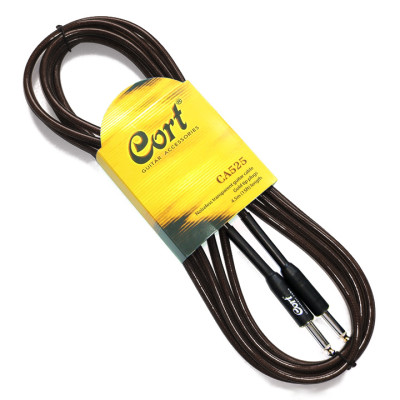 CORT CA525 BLACK INSTRUMENT CABLE (4.5 м) інструментальний кабель