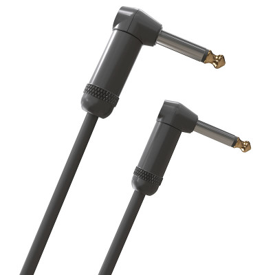 D'Addario PWAMSGRR10 angled инструментальный кабель, длина 3м