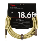 FENDER CABLE DELUXE SERIES 18.6' ANGLED TWEED кабель інструментальний