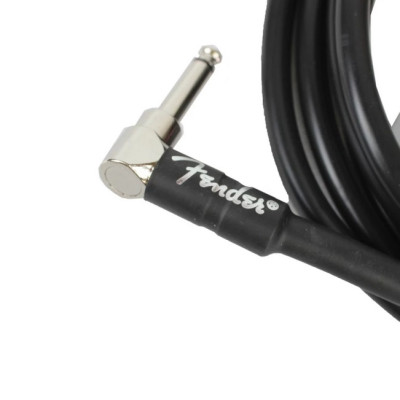 FENDER CABLE PROFESSIONAL SERIES 10' ANGLED BLACK інструментальний кабель